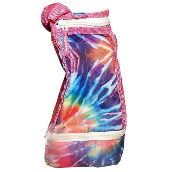ARCTIC ZONE dual double compartment pink tie dye soft shell lunchbox bag - Picture 6 of 11